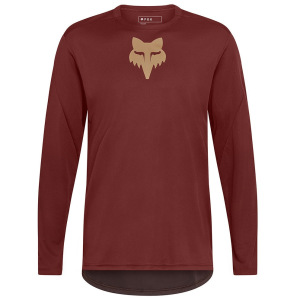 MTB dres s dlouhým rukávem FOX Ranger LS Jersey Fox Head Rust 2025