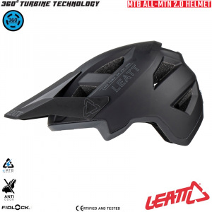 MTB helma LEATT MTB AllMtn 2.0 V23 Stealth 2025