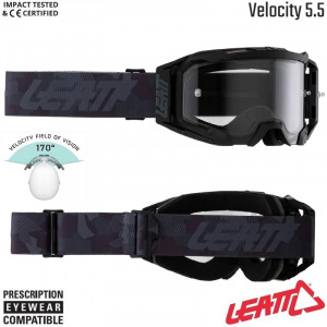 MX brýle LEATT Velocity 5.5 Stealth 2025