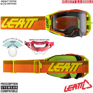 MX brýle LEATT Velocity 6.5 Citrus 2024