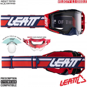 MX brýle LEATT Velocity 6.5 Royal 2024