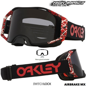 MX brýle Oakley Airbrake MX Red Eddiel Dark Grey 