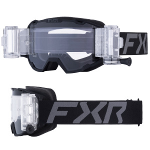 MX brýle s převíjením FXR Maverick Prime Roll-Off Goggle Black