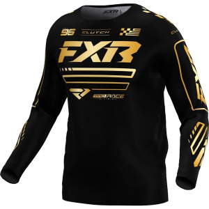 MX dres FXR Clutch MX Jersey Black Gold 2025