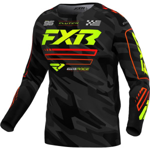 MX dres FXR Clutch MX Jersey Nuke HiVis Camo 2025