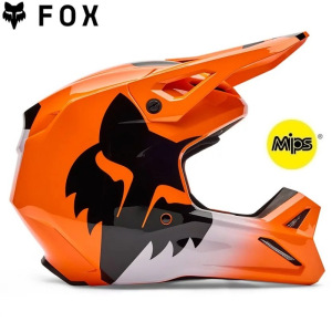 MX helma FOX V1 Shield Helmet Flo Orange 2026