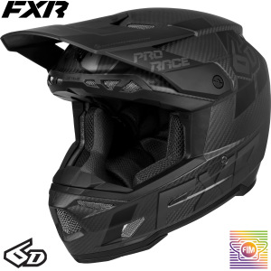 MX helma FXR 6D ATR-3 FIM Helmet Black 2026