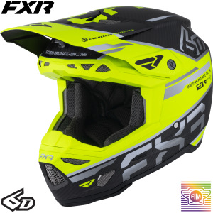 MX helma FXR 6D ATR-3 FIM Helmet HiVis 2026