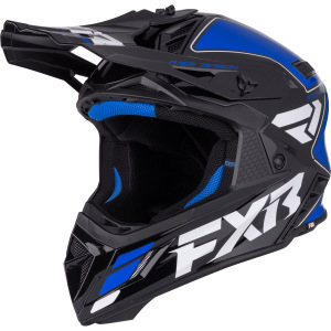 MX helma FXR Helium MX Helmet Blue White 2026