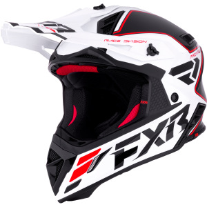 MX helma FXR Helium MX Helmet Red White Black 2026