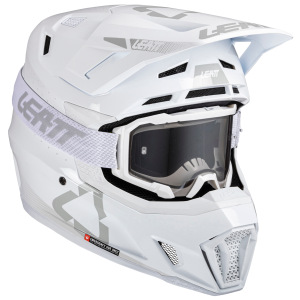 MX helma Leatt Helmet Kit Moto 7.5 V25 White 2026