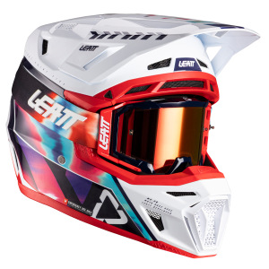 MX helma Leatt Helmet Kit Moto 8.5 V26 Royal Blue Red 2026