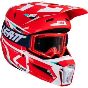 MX helma Leatt Moto 3.5 Helmet Kit V25 Red 2025