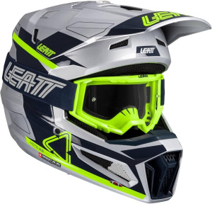 MX helma Leatt Moto 3.5 Helmet Kit V25 Steel 2025