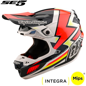 MX helma TroyLeeDesigns SE5 Composite Helmet Ever Yellow 2025