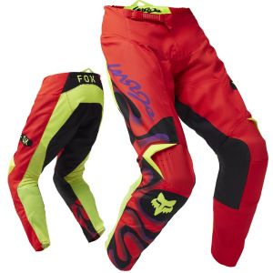 MX kalhoty FOX 180 Emotion Pant Flo Red 2025