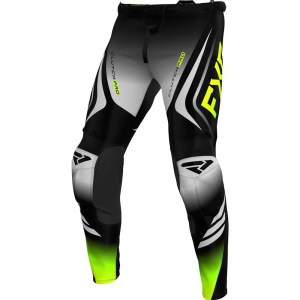 MX kalhoty FXR Clutch Pro MX Pant Black Grey HiVis 2025