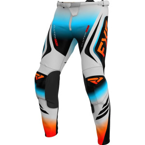 MX kalhoty FXR Clutch Pro MX Pant Grey Sky Orange 2025