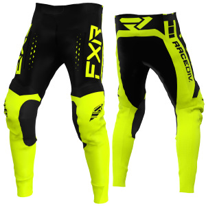 MX kalhoty FXR Off-Road MX Pant Black HiVis