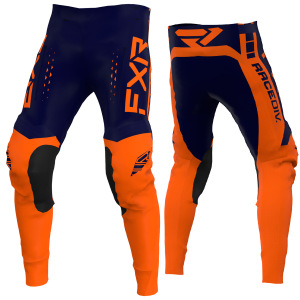 MX kalhoty FXR Off-Road MX Pant Midnight Orange