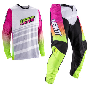 MX komplet LEATT Moto 3.5 Ride Kit Retro Pink 2026