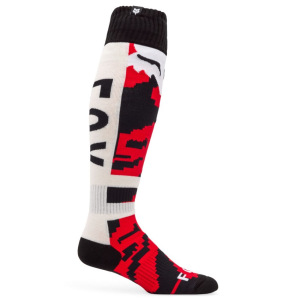 MX ponožky FOX 180 Kairos Sock White Flo Red 2026