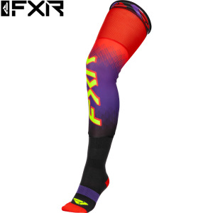 MX ponožky pod ortézy FXR Riding Sock Red Purple