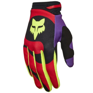 MX rukavice FOX 180 Emotion Glove Flo Red 2025