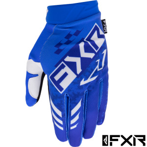 MX rukavice FXR Reflex MX Glove Blue White 2025