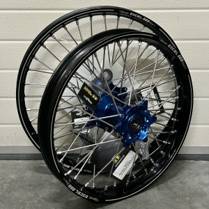 MX sada kol HaanWheels Yamaha YZ450F YZ250F 14-.. - Excel A60 21x1,6 + 19x2,15 / Blue Hub 