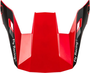 Náhradní kšilt dětské helmy FLY Rayce Youth Visor Red Black White