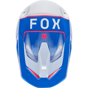 Náhradní kšilt dětské helmy FOX Youth V1 Visor Collect Blue Pink 2026