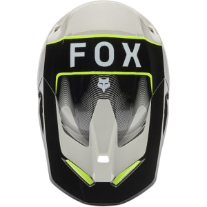 Náhradní kšilt dětské helmy FOX Youth V1 Visor Collect Grey Yellow 2026