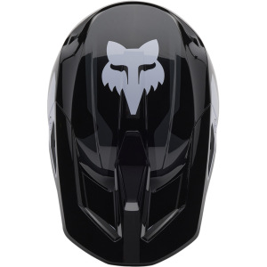 Náhradní kšilt dětské helmy FOX Youth V1 Visor Lean Black 2025