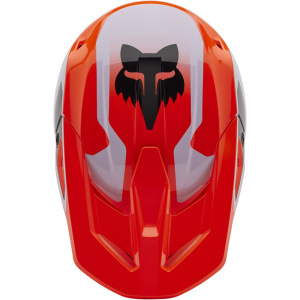 Náhradní kšilt dětské helmy FOX Youth V1 Visor Lean Flo Orange 2025