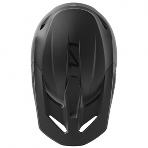Náhradní kšilt dětské helmy FOX Youth V1 Visor Matte Black 2024 / 2025 / 2026