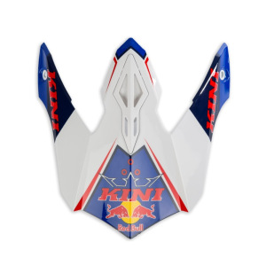 Náhradní kšilt helmy KINI RedBull Competition Helmet Visor Navy White 2017