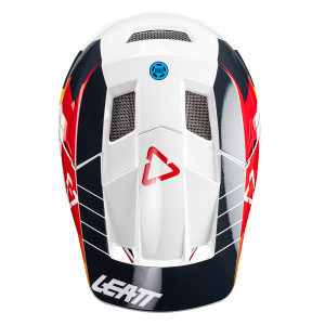 Náhradní kšilt helmy Leatt Visor MTB 2.0 Gravity V24 White Red