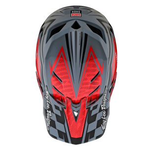 Náhradní kšilt helmy TroyLeeDesigns D4 Carbon Sram Red Black Visor 