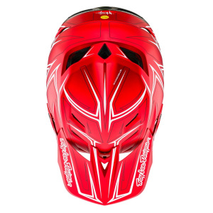 Náhradní kšilt helmy TroyLeeDesigns D4 Composite Pinned Red Visor 