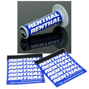 Návleky na gripy RENTHAL Clean Grip Blue White