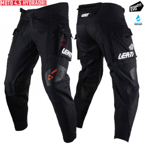 Nepromokavé enduro kalhoty Leatt Moto 4.5 HydraDri Pant Black 2026