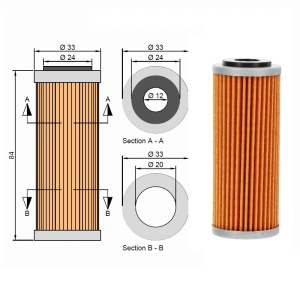 Olejový filtr TwinAir Oil Filter 140119 pro TwinAir Oil Cooling System