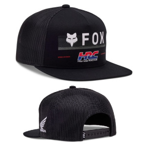 Pánská čepice FOX X Honda SnapBack Hat Black S24