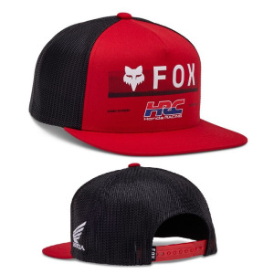 Pánská čepice FOX X Honda SnapBack Hat Flame Red S24