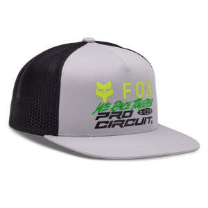 Pánská čepice FOX X ProCircuit SnapBack Hat Steel Grey