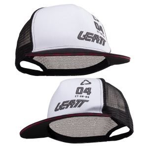 Pánská čepice Leatt Trucker Cap Black White Black