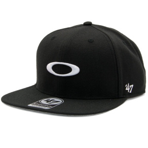 Pánská čepice Oakley 47 B1B Ellipse Hat BlackOut White