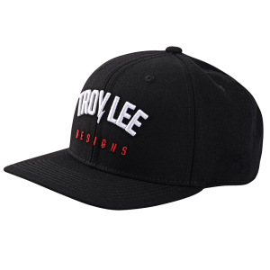 Pánská čepice TroyLeeDesigns Bolt Curved SnapBack Hat Black