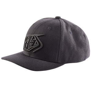 Pánská čepice TroyLeeDesigns Crop SnapBack Hat Gray Charcoal